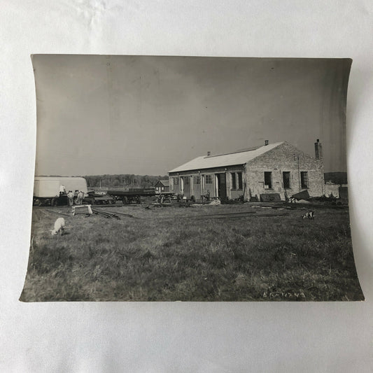 Antique Vintage Factory Company Photo Photograph ERGO Trailer Denmark ?