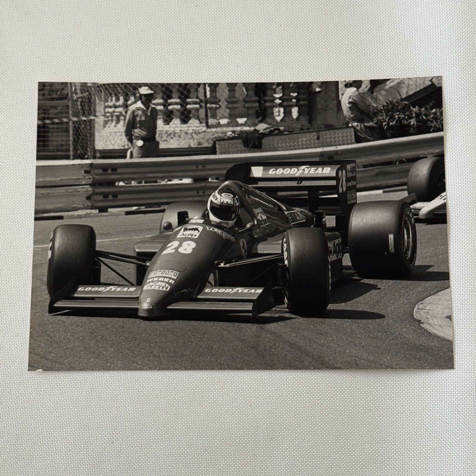 Vintage Ferrari Formula One F1 Racing Photo Photograph Gerhard Berger