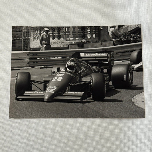 Vintage Ferrari Formula One F1 Racing Photo Photograph Gerhard Berger