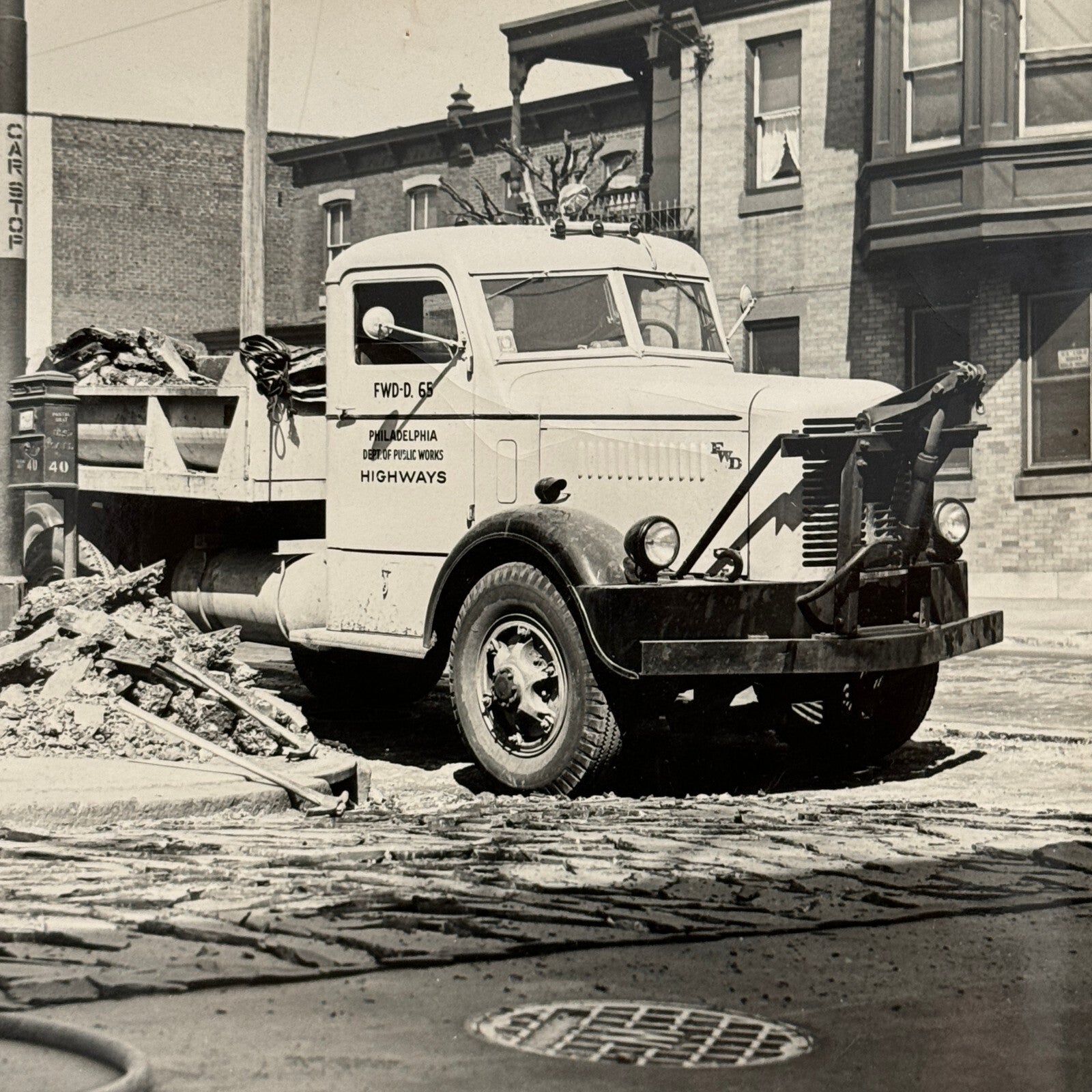 Front Wheel Drive Auto Company FWD Construction Truck Photo Photograph