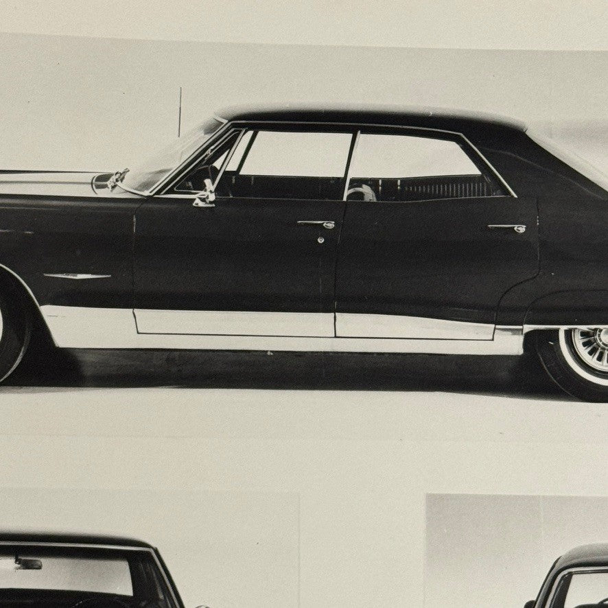 Vintage 1965 Pontiac Bonneville Car Automobile Photo Photograph Print