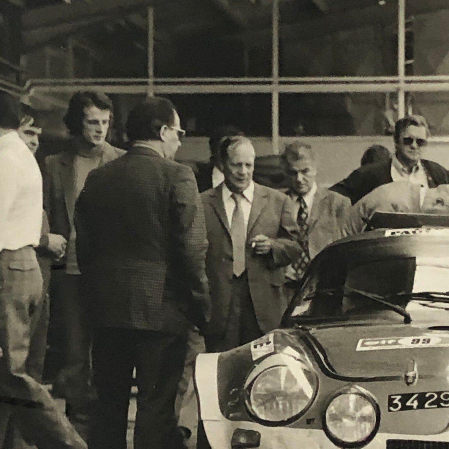 Vintage Renault Alpine Racing Car Photo Photograph Print Dr Seifert 