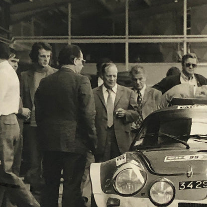 Vintage Renault Alpine Racing Car Photo Photograph Print Dr Seifert 