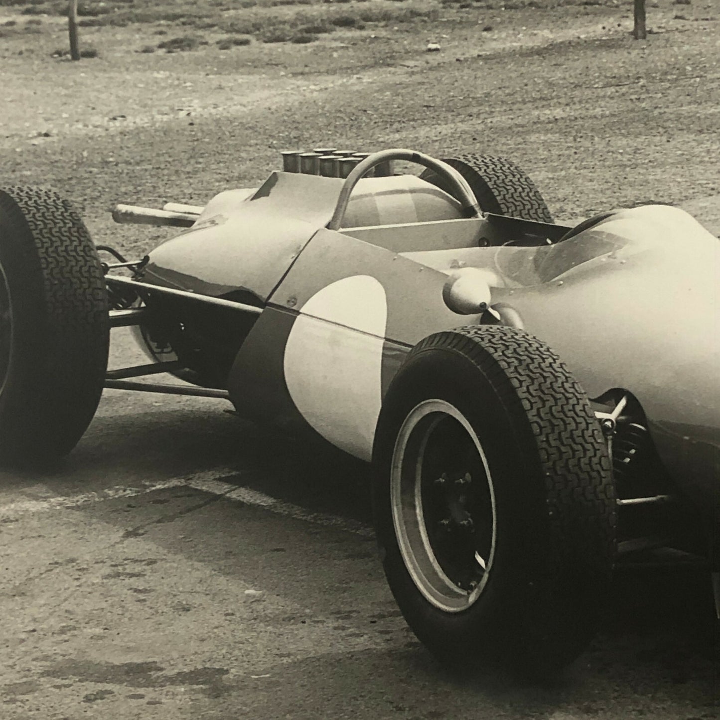 Vintage Racing Car Press Photo Photograph Print 