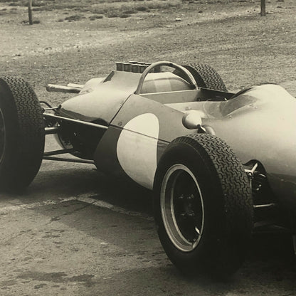Vintage Racing Car Press Photo Photograph Print 