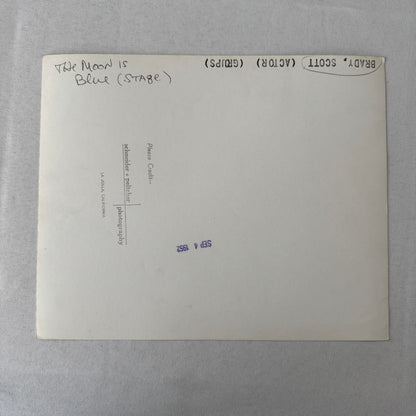 Vintage Theater Still Photo Photograph The Moon is Blue 1952 Actor Actress