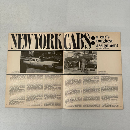 1968 Dodge Factory Magazine Brochure Dodge Charger R/T Ron Mancini Dart Polara