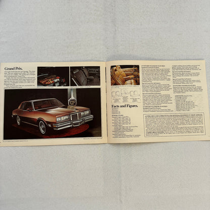 1978 Pontiac Grand Prix Car Sales Brochure Catalog Vintage Advertising Canadian