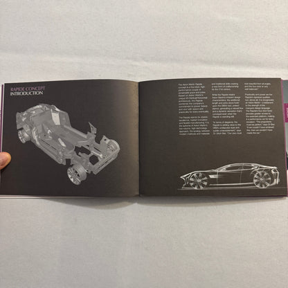 Aston Martin Rapide Car Press Kit Brochure with Photo CD DB9 DBR9 V8 Vantage
