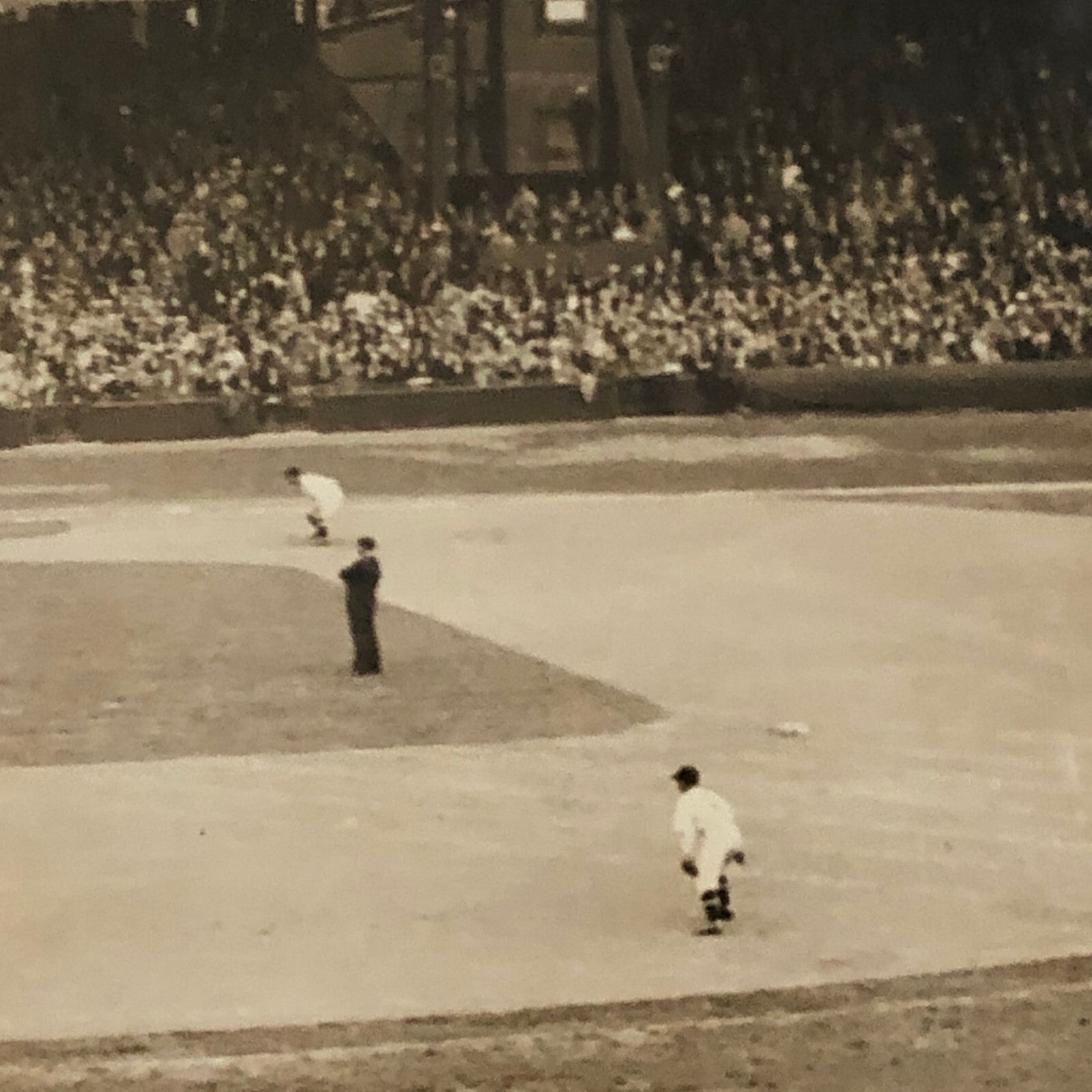 Press Photo Photograph Baseball Washington Senators vs Boston Red Sox 1934