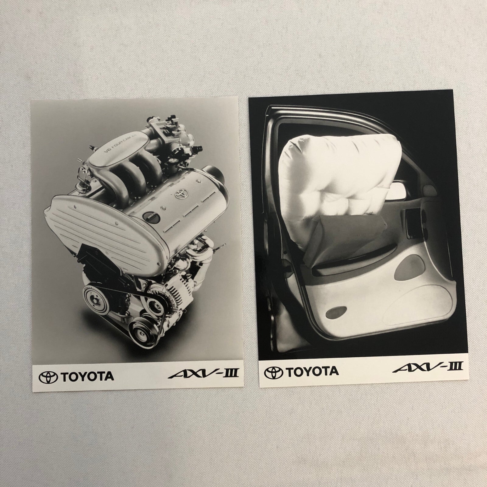 Toyota AXV III Concept Car Prototype Press Kit with Photos