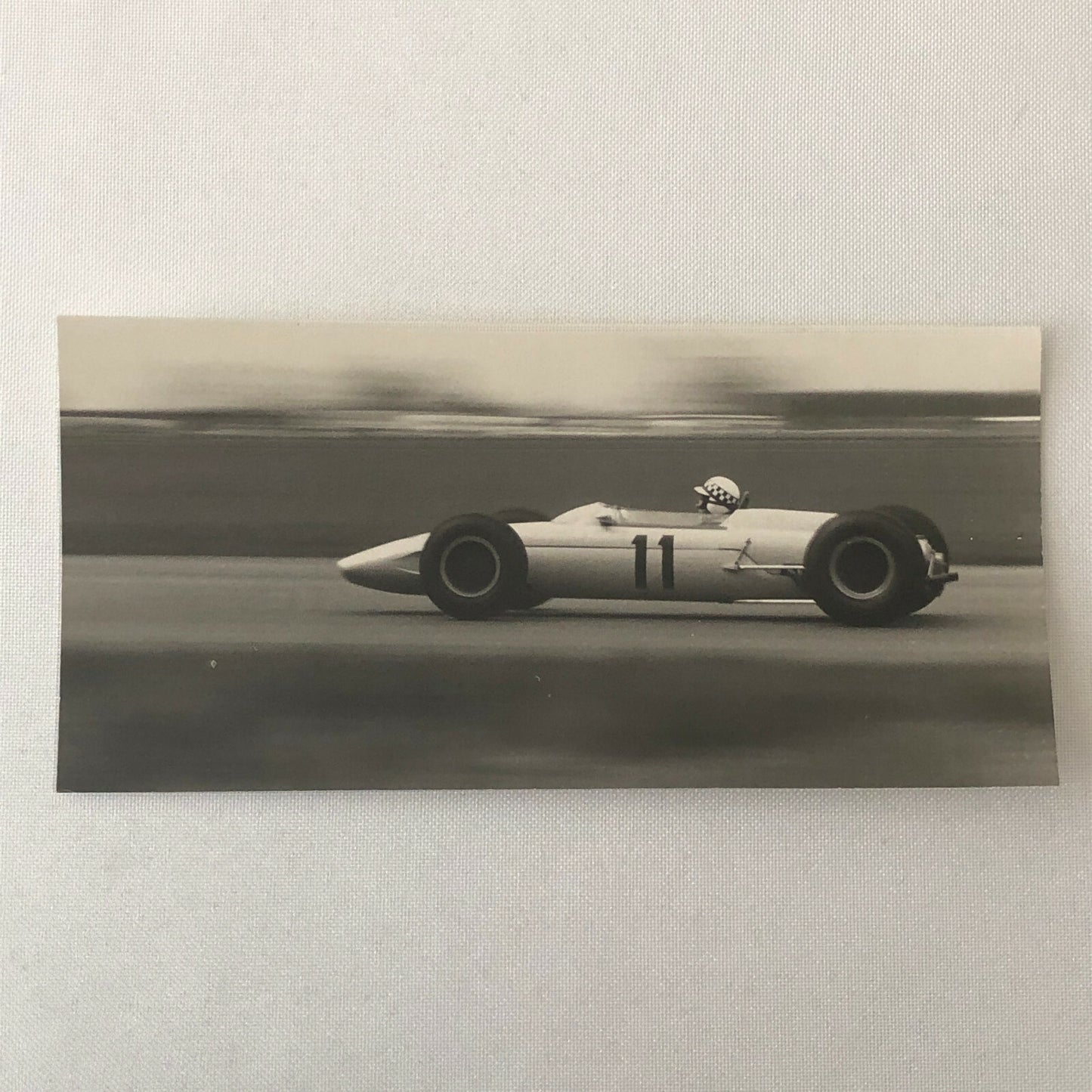 Vintage Racing Car Photo Photograph Print - Innes Ireland Driver 