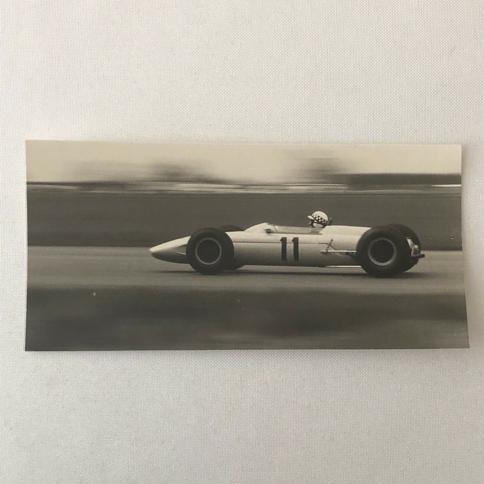 Vintage Racing Car Photo Photograph Print - Innes Ireland Driver 