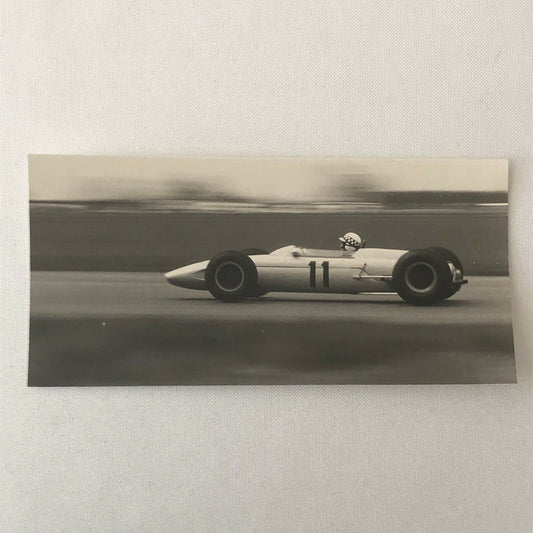 Vintage Racing Car Photo Photograph Print - Innes Ireland Driver 