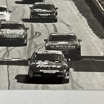 Porsche 944 Turbo Cup Racing Factory Press Photo Photograph Vintage German 1987