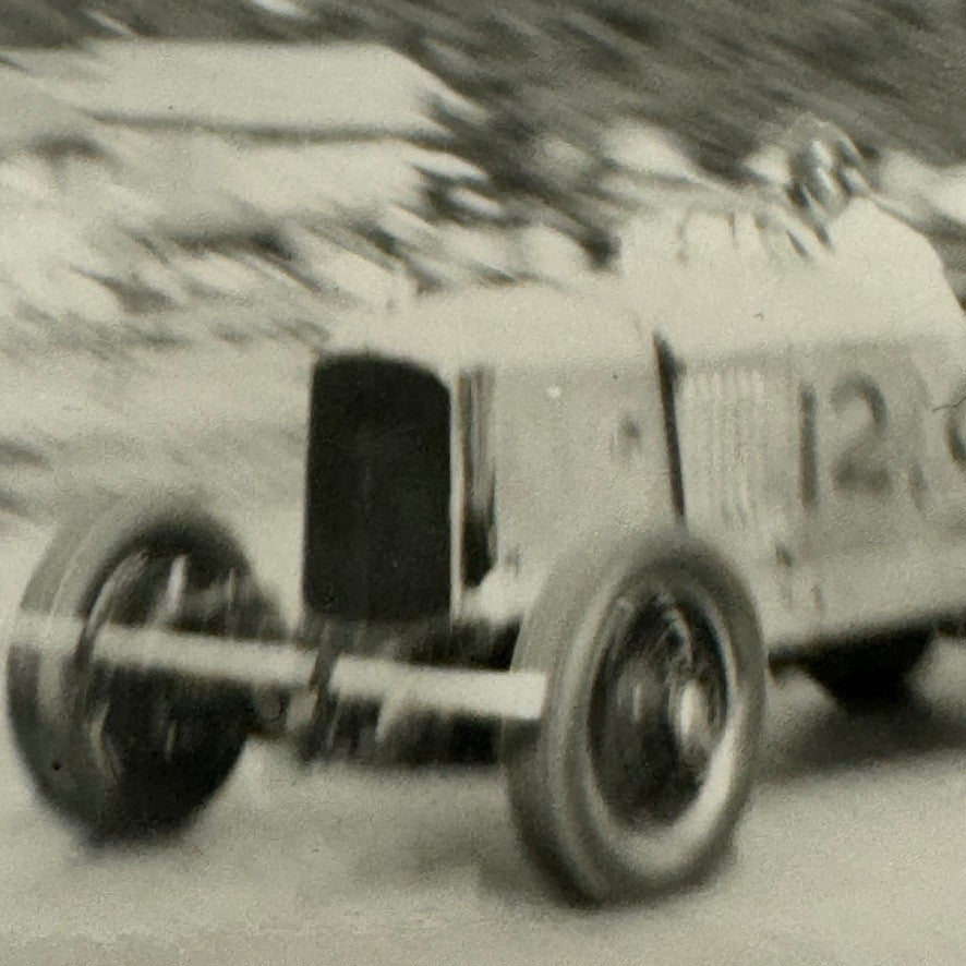 Vintage Racing Photo Vauxhall Car Motorsport Photograph Snapshot