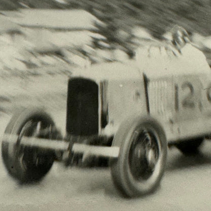 Vintage Racing Photo Vauxhall Car Motorsport Photograph Snapshot