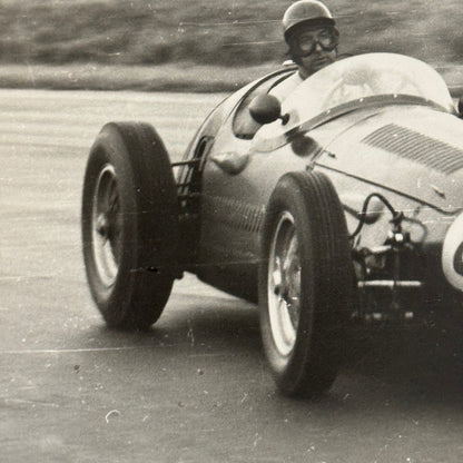 Vintage Racing Photo Photograph 1954 British Grand Prix Maserati 250F Wharton