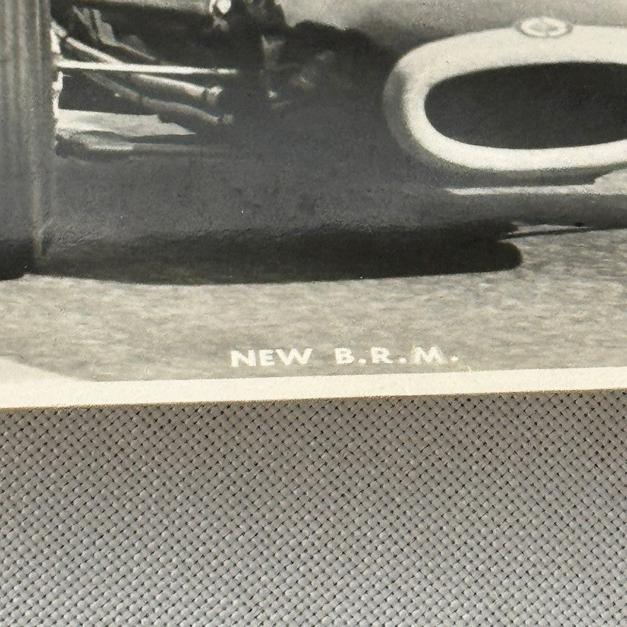 Vintage Racing Photograph Graham Hill BRM Car Monza 1963 Race Motorsport