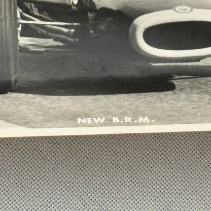 Vintage Racing Photograph Graham Hill BRM Car Monza 1963 Race Motorsport