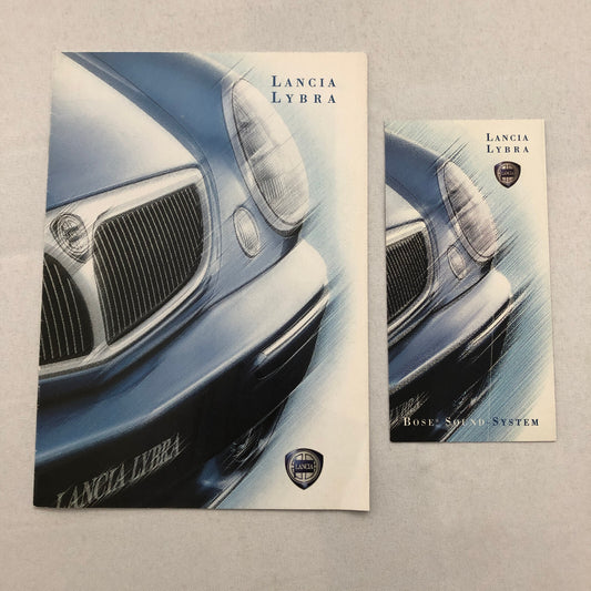 Lancia Lybra Car Sales Brochure Catalog GERMAN Text European Market