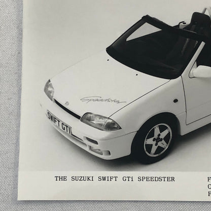 Suzuki Swift GTi Speedster Convertible Car Factory Press Photo Photograph