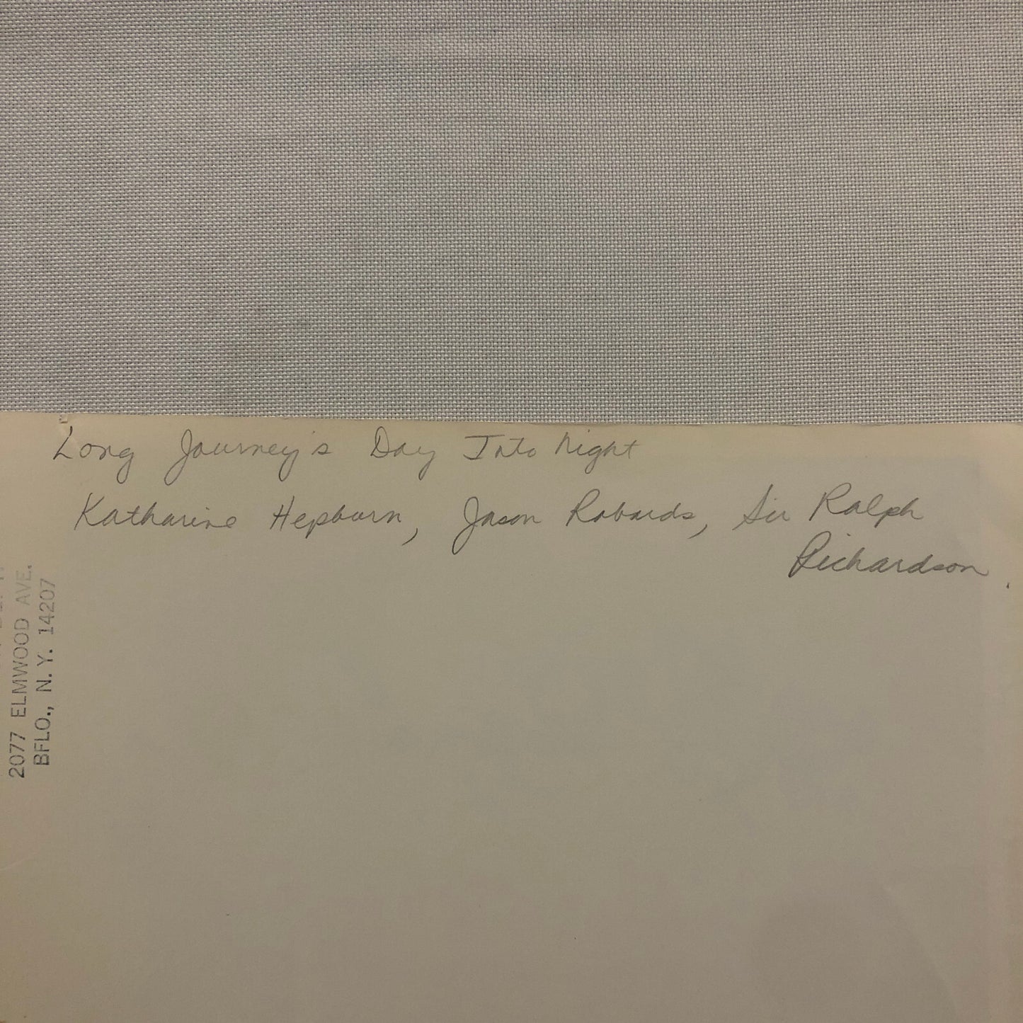 Katharine Hepburn Actress Photo Photograph Print Movie Still Long Days Journey