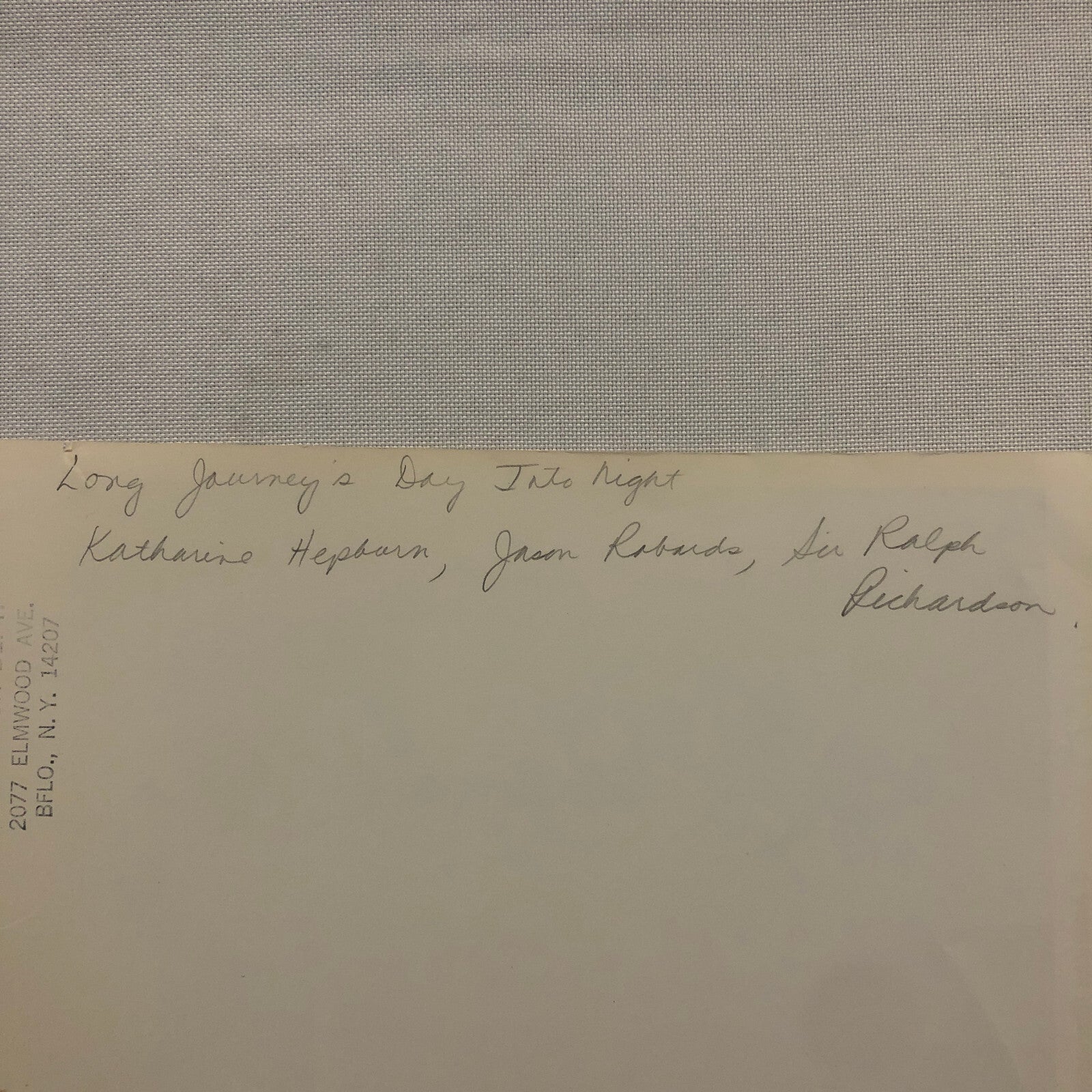 Katharine Hepburn Actress Photo Photograph Print Movie Still Long Days Journey