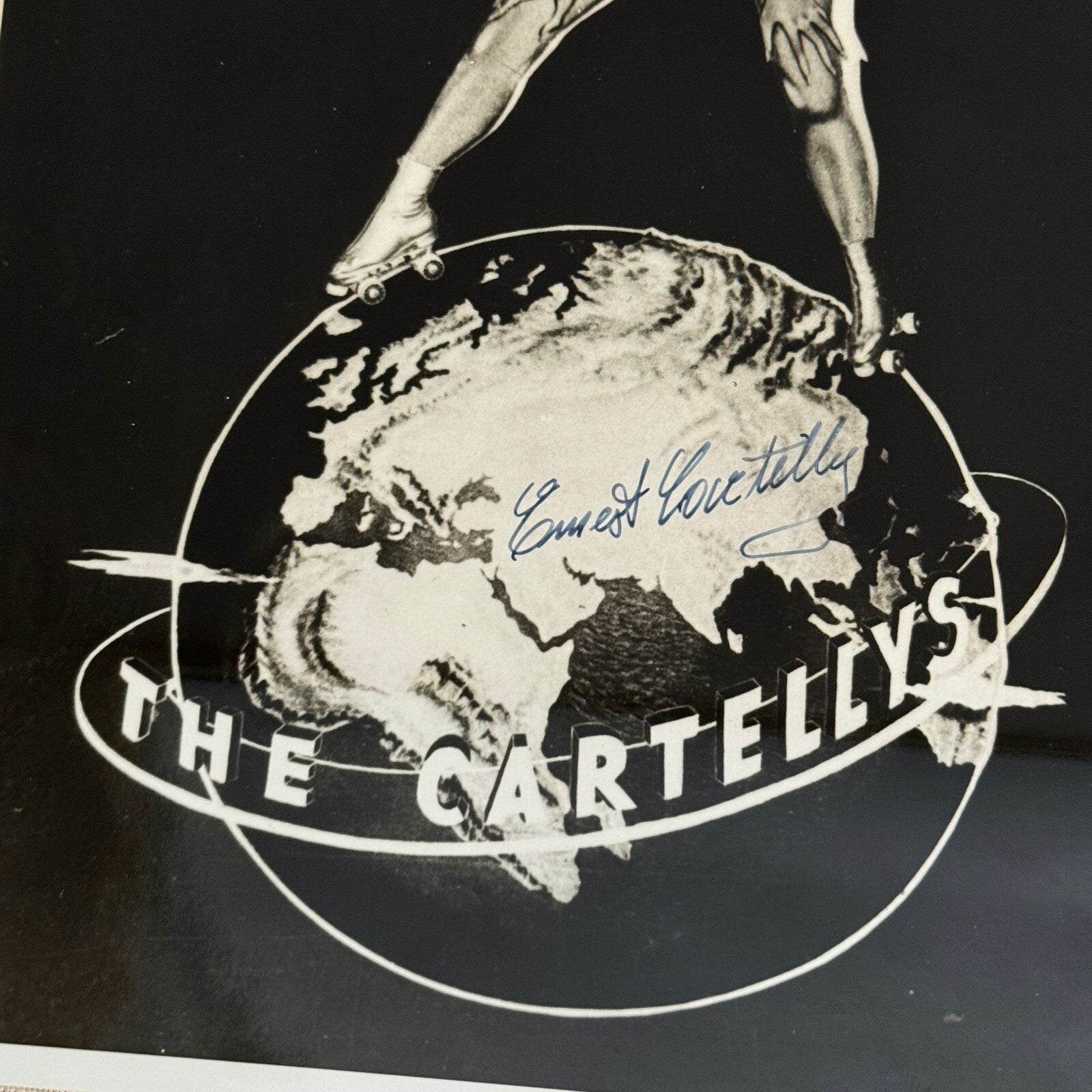 Vintage Circus Roller Skating Act Photo Photograph The Cartellys Ernest Cartelly