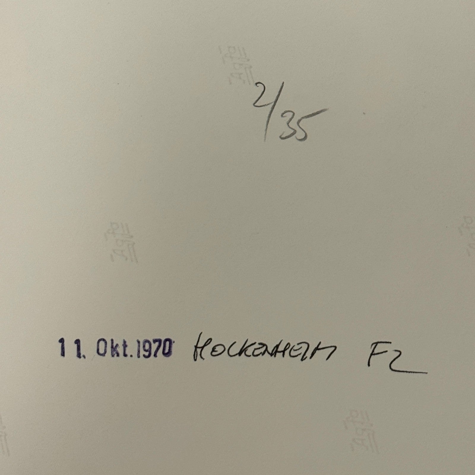 Vintage Racing Photo 1970 Hockenheim F2 Race Derek Bell Driver Motorsport