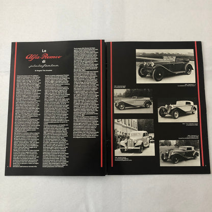 Alfa Romeo Pininfarina History Brochure Book 6C Spider Cabriolet Coupe Prototype