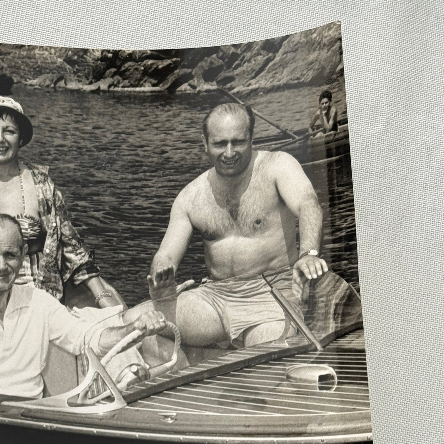 Juan Manuel Fangio Retirement Vacation Holiday Italian Press Photo F1 Racing
