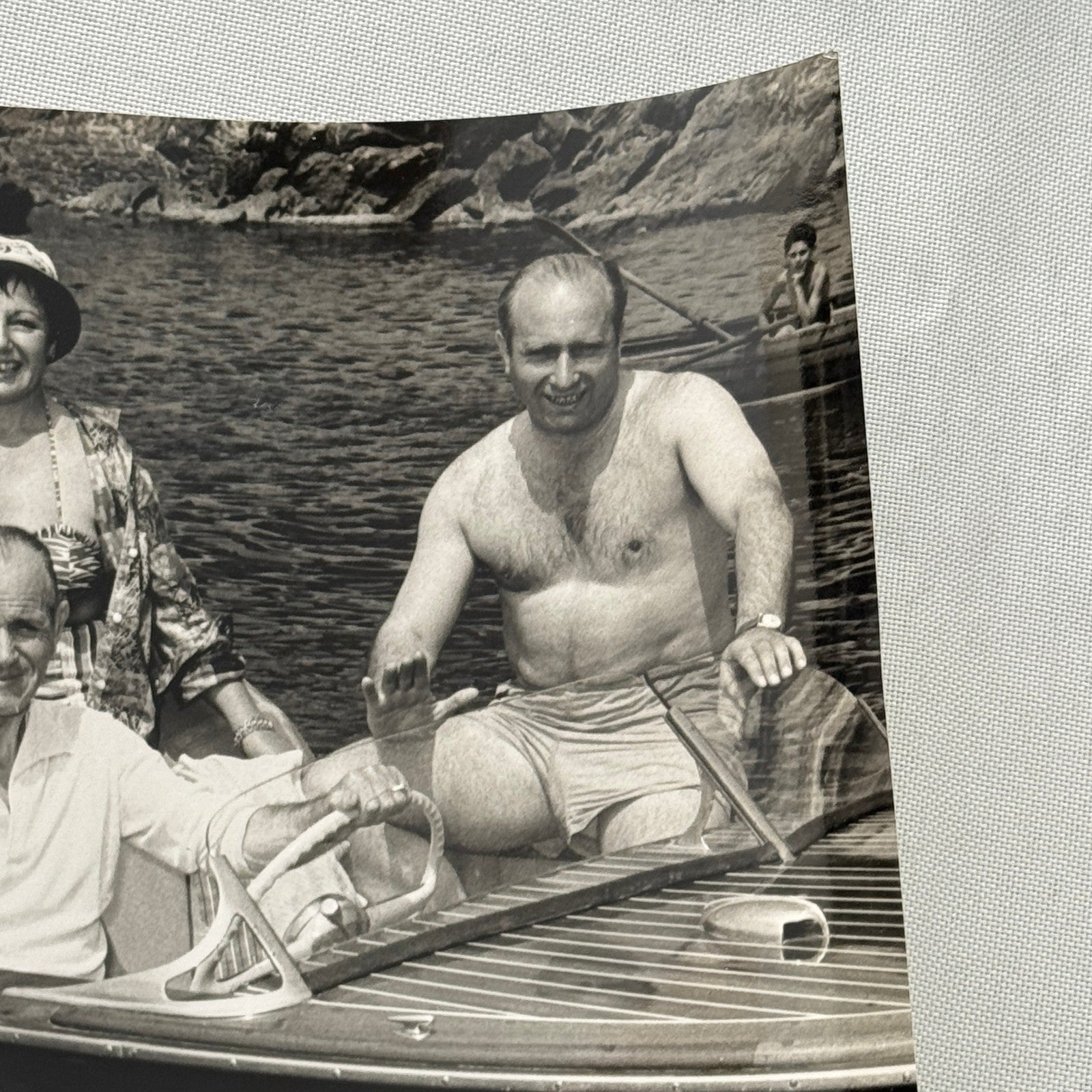 Juan Manuel Fangio Retirement Vacation Holiday Italian Press Photo F1 Racing