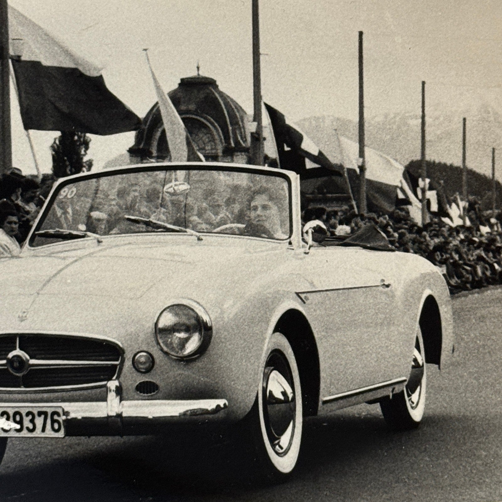 Vintage Coachbuilder Car Automobile Convertible Photo Photograph Unidentified