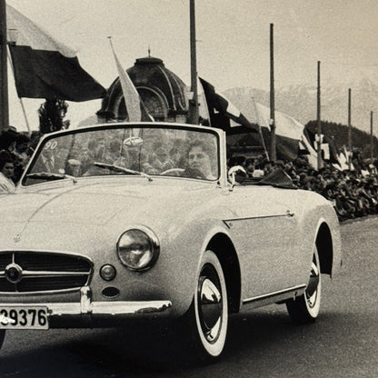 Vintage Coachbuilder Car Automobile Convertible Photo Photograph Unidentified