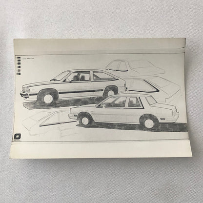 Vintage Car Automotive Design Photo Photograph Lot of 8x