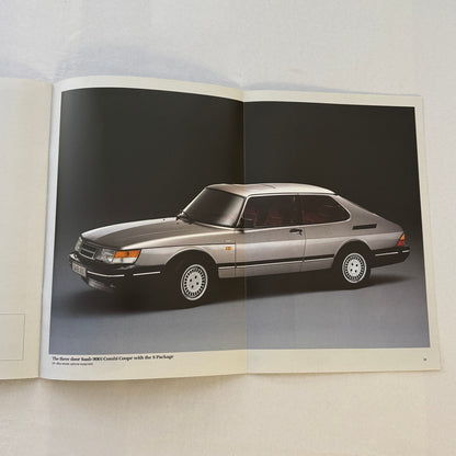 Vintage Saab 900 900i Car Sales Brochure Catalog Saab 1986 1987