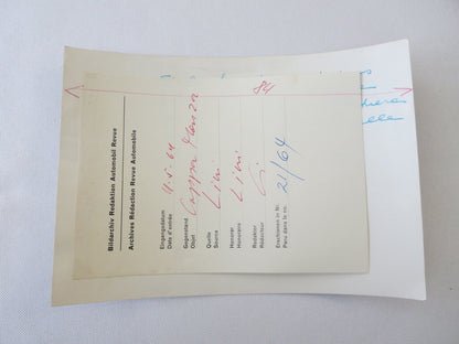 Vintage 1964 Racing Photograph Photo Image - Grand Prix Race Cars 