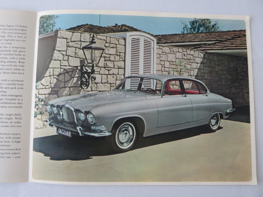 Vintage Jaguar 4.2 Sedan Sales Brochure Catalog