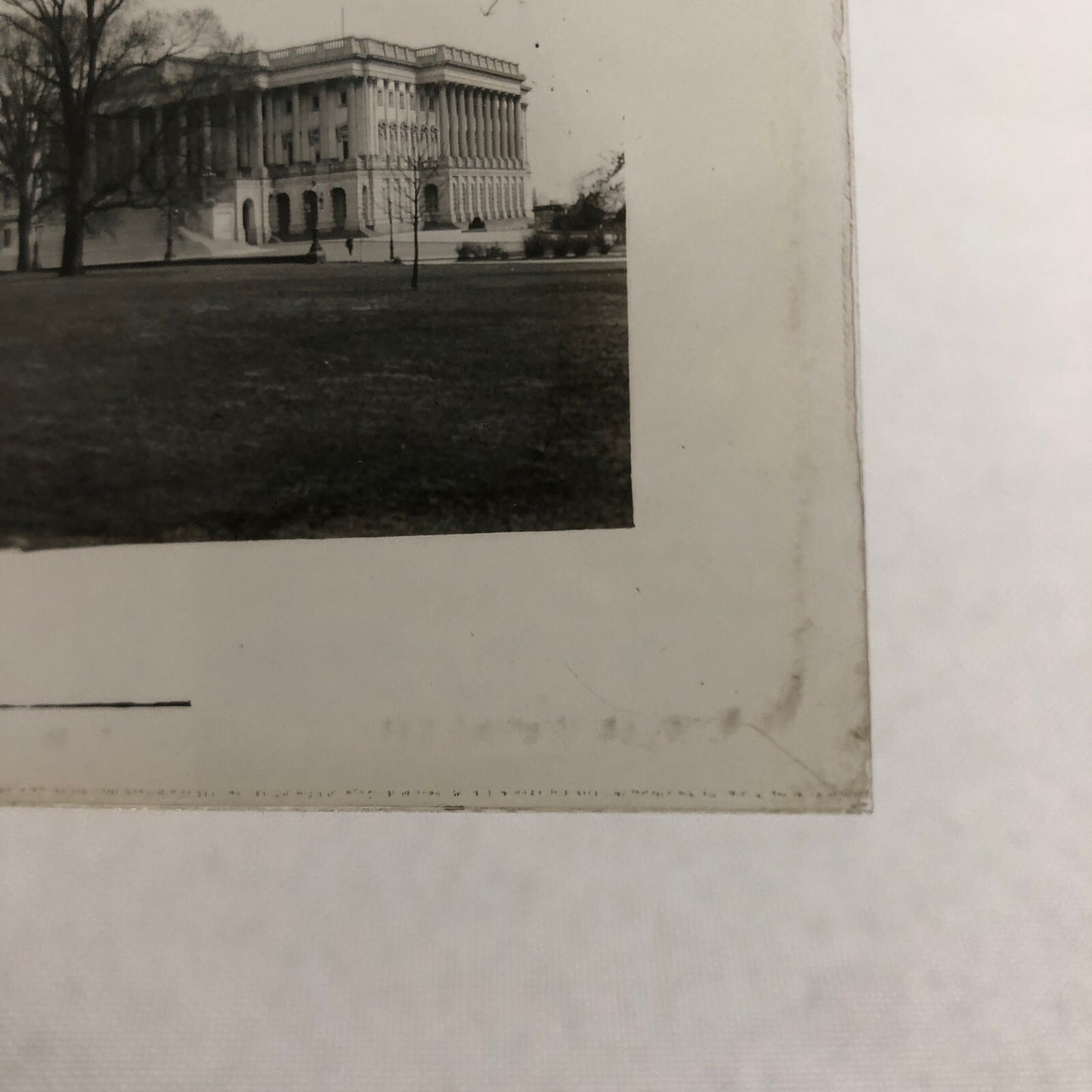 Glass Plate Lantern Slide United States Capitol Building Washington DC