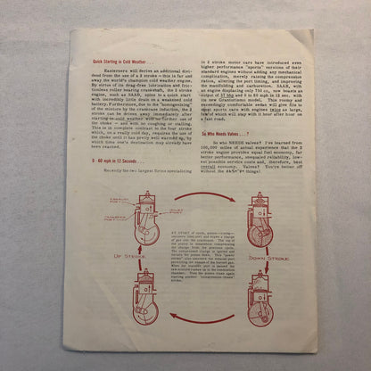 Vintage Saab Sales Brochure Catalog Look Ma No Valves Roger Barlow