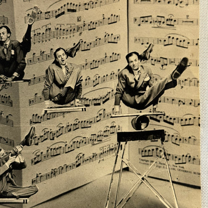 Circus Acrobat Balancing Act Photo Photograph Kaiper Vintage Holland