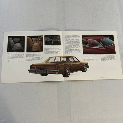 1974 Pontiac Catalina Car Sales Brochure Catalog Advertising