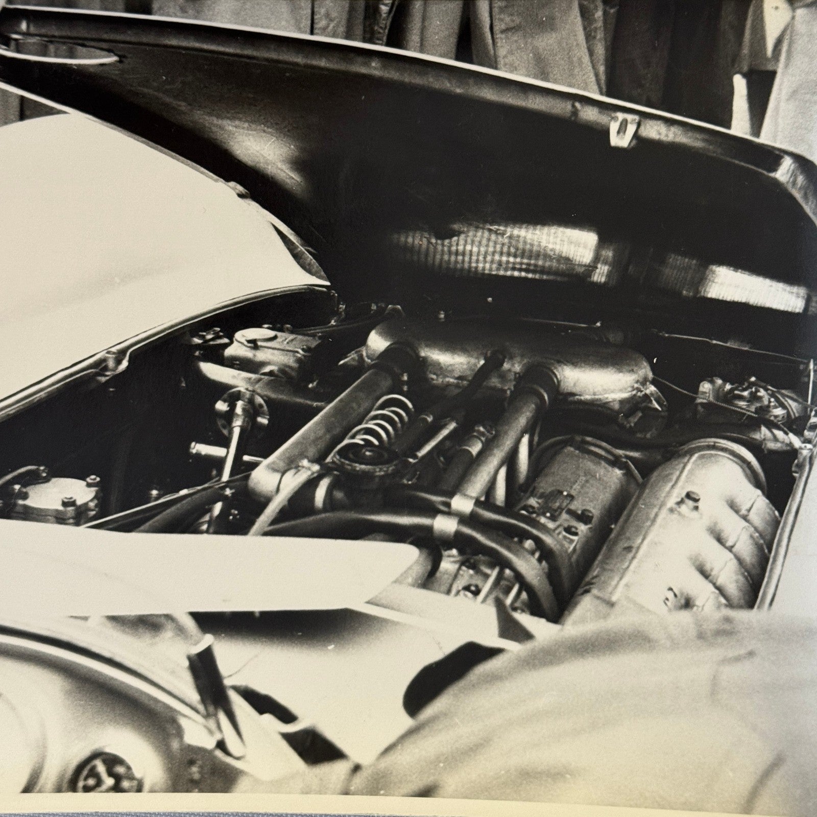 Vintage Racing Photo Photograph 1955 British Grand Prix Mercedes Benz W196 Car
