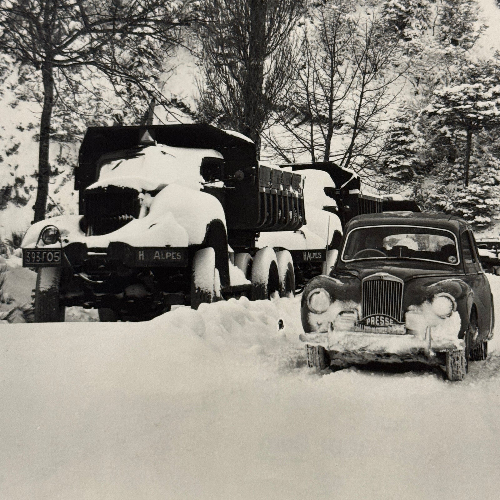 1952 Monte Carlo Rally Sunbeam Talbot 90 Car Press Photo Photograph Vintage