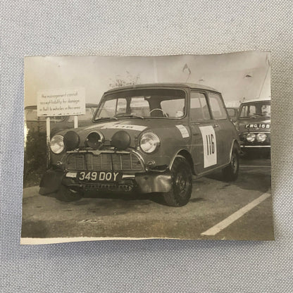 Vintage MINI Racing Car Photo Photograph Print 