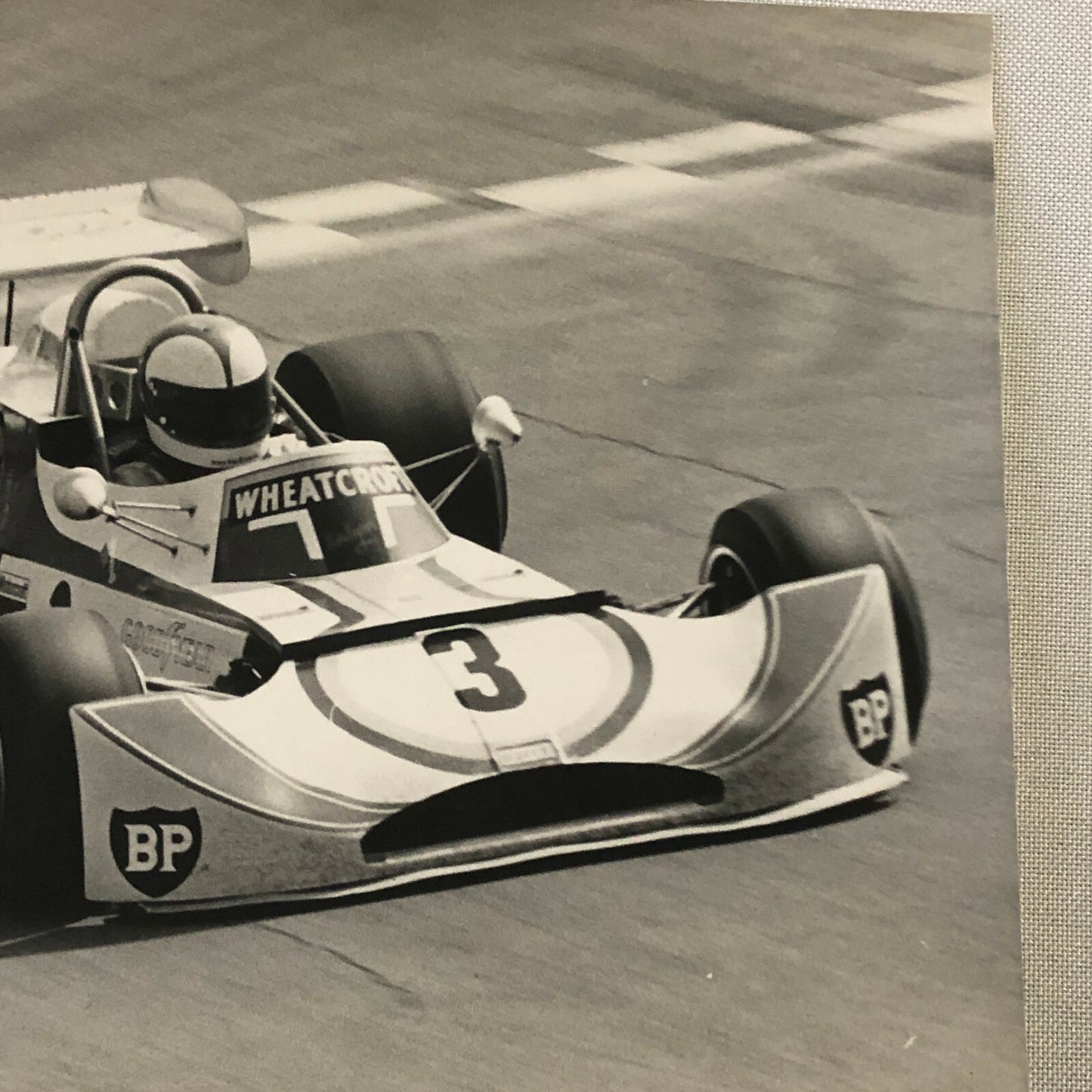 Vintage Racing Car Photo Photograph Print Wheatcroft Racing March 732 