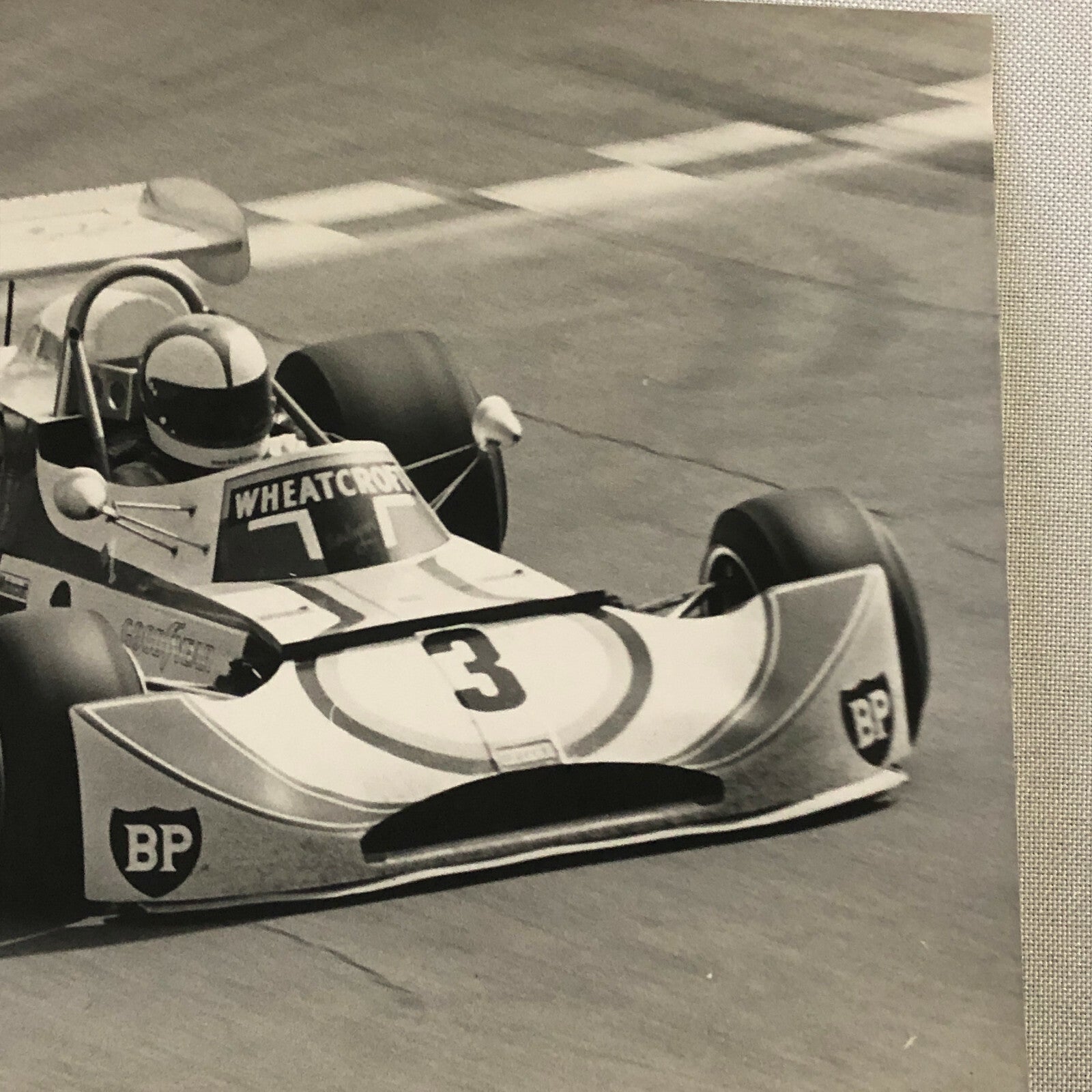 Vintage Racing Car Photo Photograph Print Wheatcroft Racing March 732 