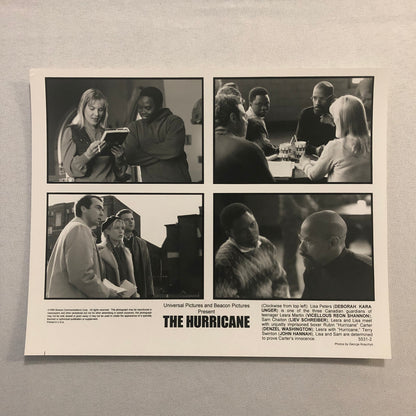 The Hurricane Rubin Carter Boxer Boxing Movie Film Photo Photograph Lot 5x 1999