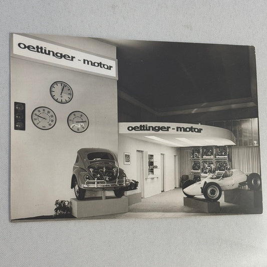 Vintage Volkswagen Oettinger Motor Tuner Speed Shop Photo Photograph Beetle